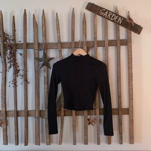 Divided H&M | Mock Neck Long Sleeve Top